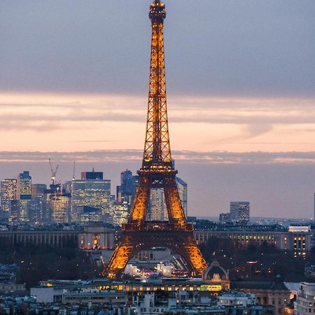Paris Luxury Apartment 75M2 With Eiffel Tower View, 1 Min Metro, Parking Exterior photo